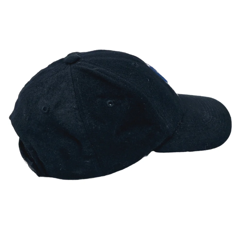 Vintage‎ 90s Y2K Nike Team Duke Blue Devils Black Strapback Hat Cap Logo Swoosh